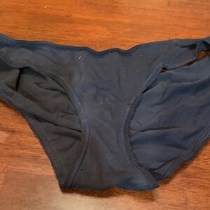 Victoria's Secret Black Bikini Bottom, good condition, no tags, 100% rare cotton